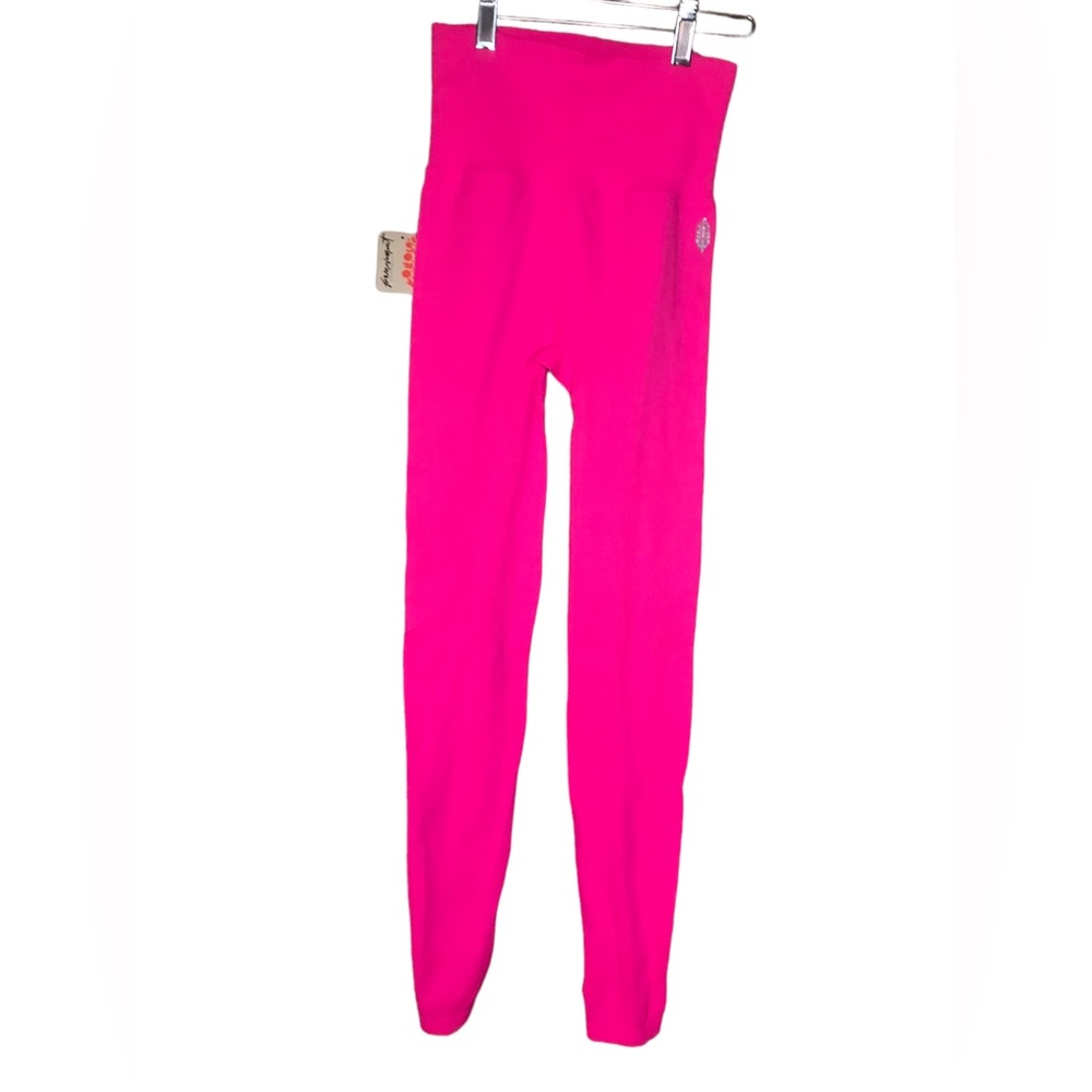 NWT $78 Free People Movement Tropical Pink Barbiecore Leggings